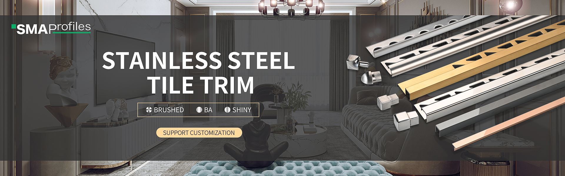 Stainless Steel Tile Trim