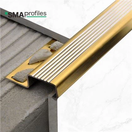 Rostfritt stål Step Nosing Trim