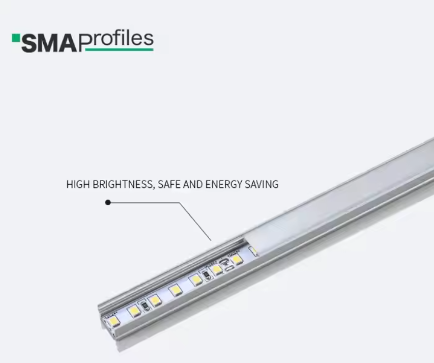 Led trimprofil i aluminium